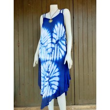 Batik dress blue