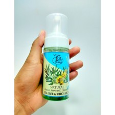 NATURAL FACIAL FOAMING CLEANSER TEA TREE & WITCH HAZEL