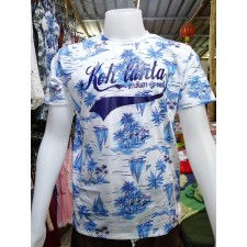 Lanta shirt blue 1 cotton fashion
